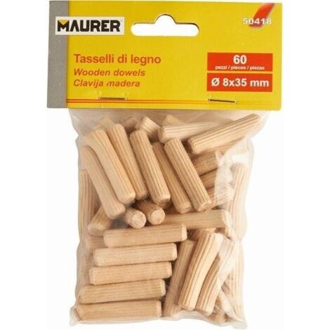 MAURER TASSELLO LEGNO MAURER DIAM MM 6X30 PZ100