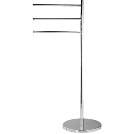 MAURER Toallero Suelo Inoxidable 3 Barras Giratorias, Cranberry, X-Large