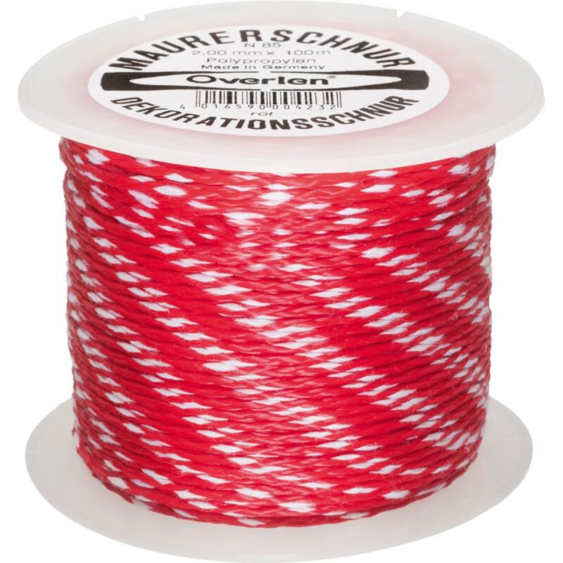 

Cordeles albañil PP 2,0mm 100m rojo Overmann