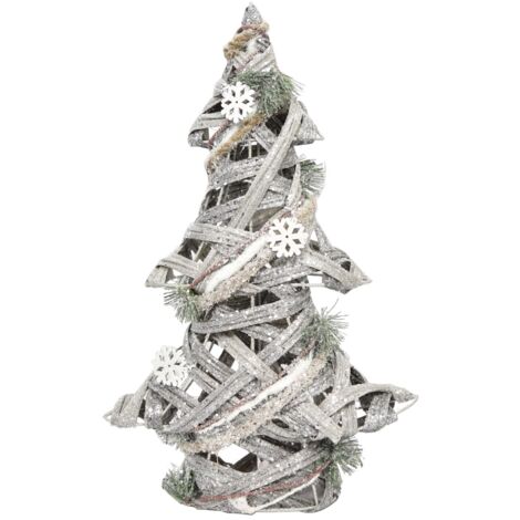 MAURY'S ALBERO DI NATALE IN LEGNO 45 CM LINEA WOODY XMAS