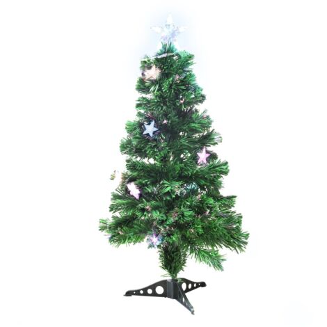 MAURY'S ALBERO DI NATALE LED E FIBRE OTTICHE 150 CM