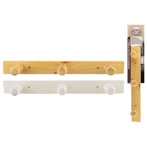 MAURY'S APPENDITUTTO 3 POMELLI BIANCO/NATURALE COLORI ASSORTITI