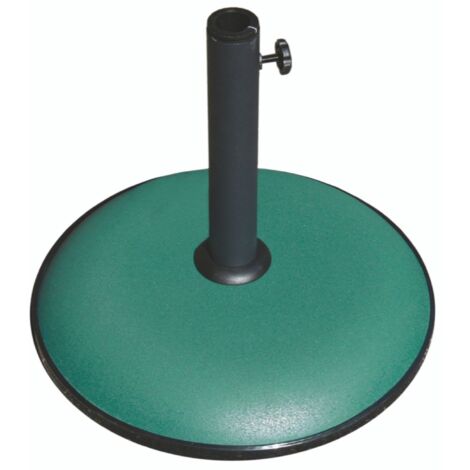 MAURY'S BASE PER OMBRELLONE TONDA IN COLORE VERDE DA 15 KG