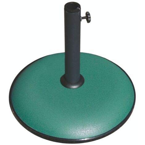 MAURY'S BASE PER OMBRELLONE TONDA IN COLORE VERDE DA 25 KG