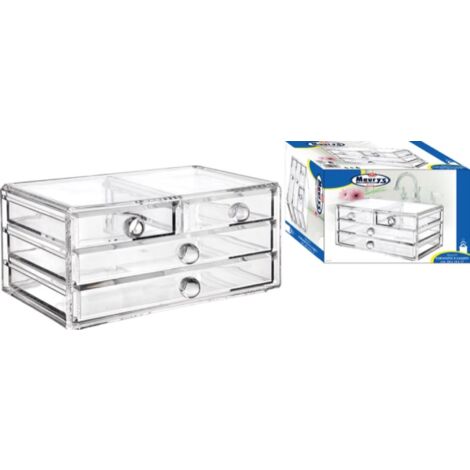 MAURY'S BEAUTY PORTATUTTO MULTIUSO 4 CASSETTI 24 X 14 X 11 CM