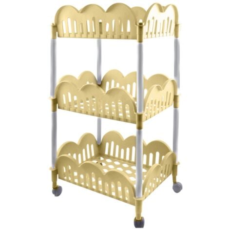 MAURY'S CARRELLO DOLLY GIALLO A 3 RIPIANI