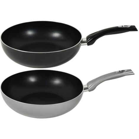 MAURY'S CHEF INDUCTION PADELLA SALTAPASTA CON MANICO DA 28 CM ASSORTITA