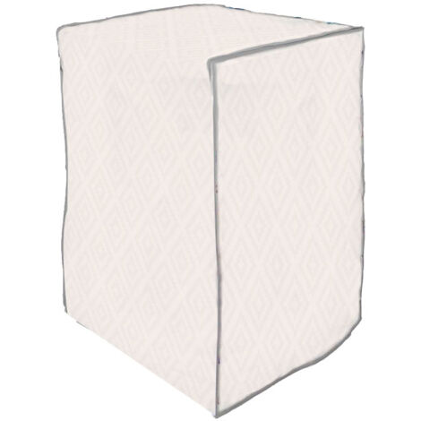 MAURY'S COPRILAVATRICE IN TESSUTO 60X60X80CM IN COLORE BIANCO