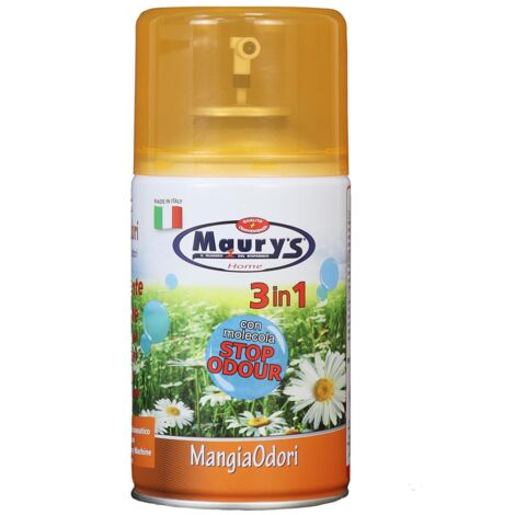 MAURY'S DEODORANTE AMBIENTE MANUALE E RICARICA DIFFUSORE 250ML CATTURA ODORI