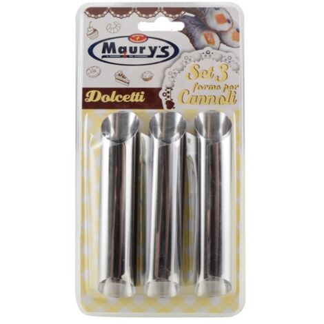 MAURY'S DOLCETTI SET 3 FORME PER CANNOLI