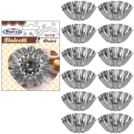 MAURY'S FORMINE TONDE PER DOLCI IN SET DA 12 PEZZI DA 6 CM