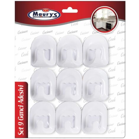 MAURY'S GANCI ADESIVI 9 PZ