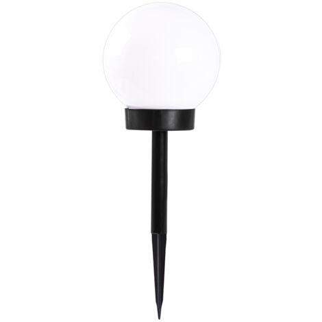 MAURY'S LAMPADA SOLARE A SFERA 15 X H 45 CM DA ESTERNO LA LAMPADA È DOTATA DI DUE LED A LUCE BIANCA FREDDA