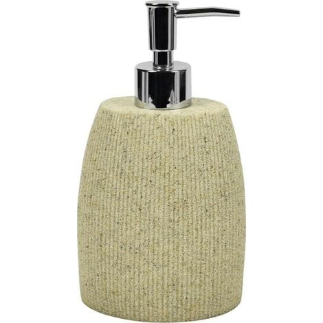 DISPENSER PORTA SAPONE LIQUIDO TORTORA SILVER PER RICAMBIO BAGNO 69465