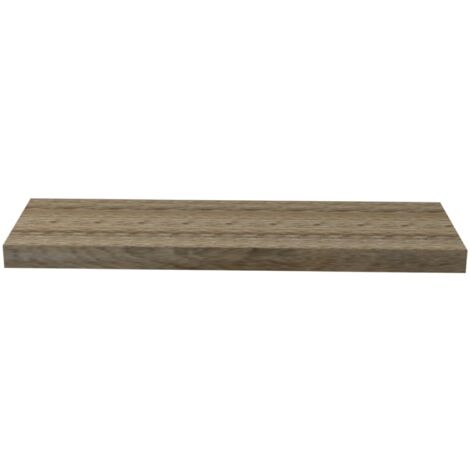 MAURY'S MENSOLA RETTANGOLARE 80 X 25 X H3.8 CM IN COLORE MARRONE