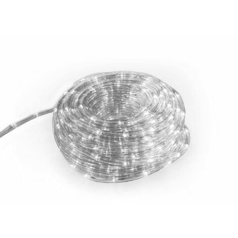 MAURY'S NATALE TUBO LED 11MT 8 FUNZIONI BIANCO PER ESTERNO
