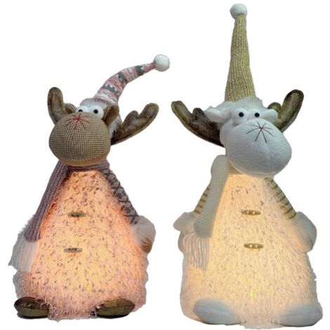 MAURY'S RENNA DOLL CON LUCI LED 20X15XH5 CM