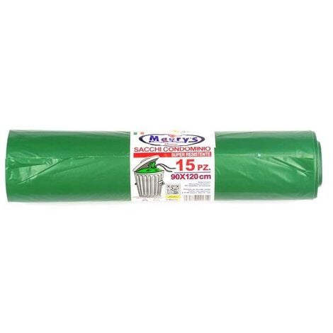 1 KG BUSTE SPAZZATURA RESISTENTI cm 90x120 / CIRCA 8 SACCHI PER IMMOND –  INGROCARTSTORE