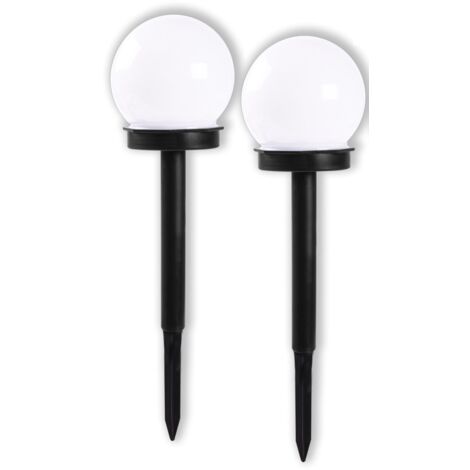 MAURY'S SET 2 LAMPADE SOLARI A SFERA 10 X H32 CM