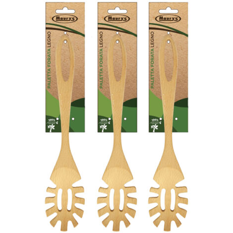 MAURY'S SET 3 SERVISPAGHETTI IN LEGNO 33 CM