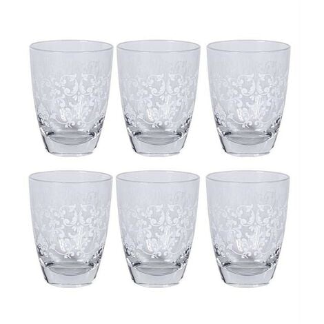 SET 6 BICCHIERI DI VETRO MILANO 65ML