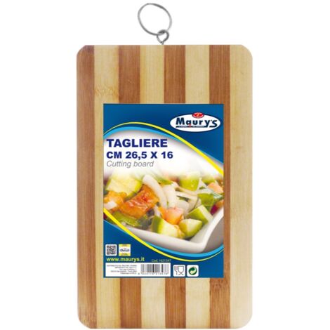 MAURY'S TAGLIERE TAGLI CON ANELLO 16 X 26.5 CM