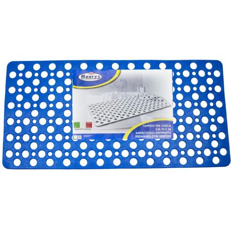 MAURY'S TAPPETO VASCA 74X36CM BLU