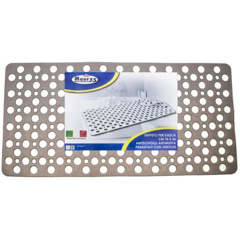 MAURY'S TAPPETO VASCA 74X36CM TORTORA