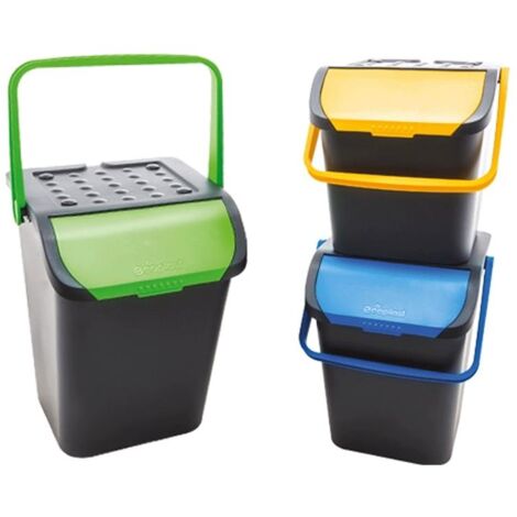 MAURY'S TRIS PATTUMIERA ECOLOGIC DA 28 LITRI COMPONIBILE CON MANICI