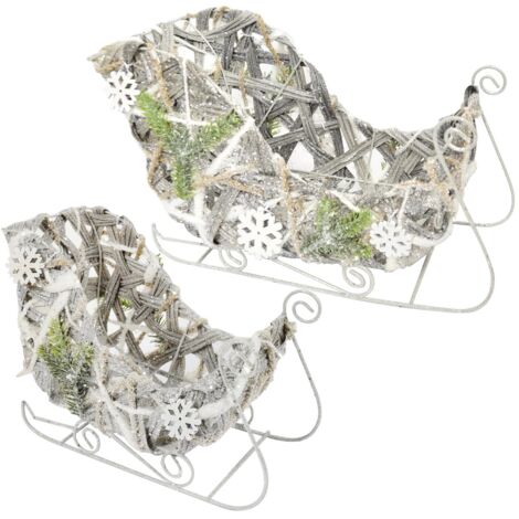 MAURY'S WOODY XMAS SLITTE DECORATIVE IN SET DA 2 PEZZI