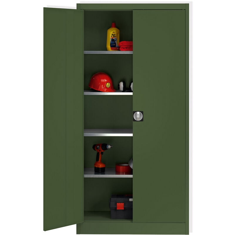 Certeo - mauser, Armoire de stockage, h x l x p 1950 x 950 x 420 mm,