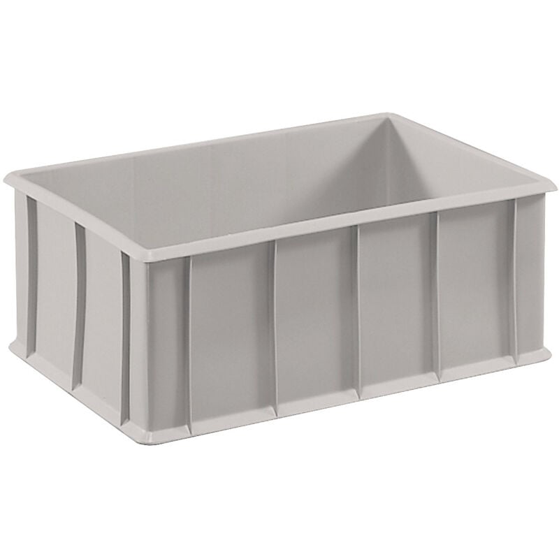 Mauser - Bac gerbable en polyéthylène, avec nervures de