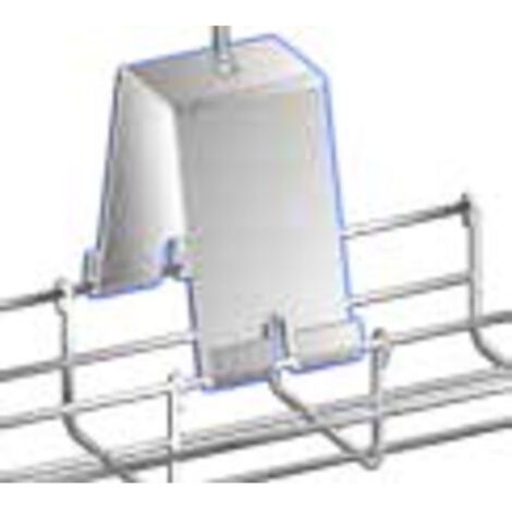 Mavil – Suspente centrale 100mm finition Z275 – Tige filetée Ø 6mm (non incl) – Résistante à la corrosion pour chemin de câble fil BFR