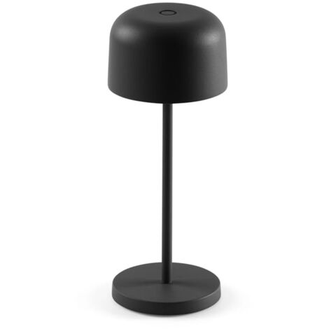 MAVIS lámpara de sobremesa portátil negra 2W táctil IP54 71920