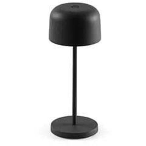 MAVIS schwarze tragbare Tischleuchte 2W Touch IP54 71920