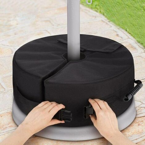 Max 4 Zoll Gewichtstasche Sonnenschirmständer 464615 cm Schirmständer durch Befüllen mit max. 85 Pfund Sand 600D Oxford-Stoff PVC-Verschluss Schirmständer Gewichtstasche