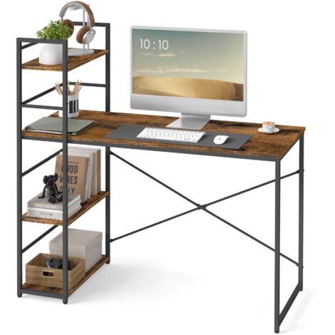 MAX 4.0 Computertisch – rustikal / schwarze Beine