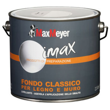 MAX FONDO X LEGNO E MURO LT.2,5 BIANCO- 1,0 pz