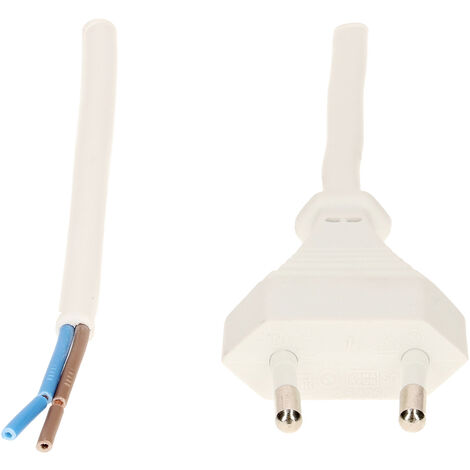 Max Hauri 108786 Strom Anschlusskabel  Weiß 3 m