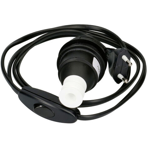 Max Hauri 111816 Lampenfassung  E27  230 V  mit Eurostecker