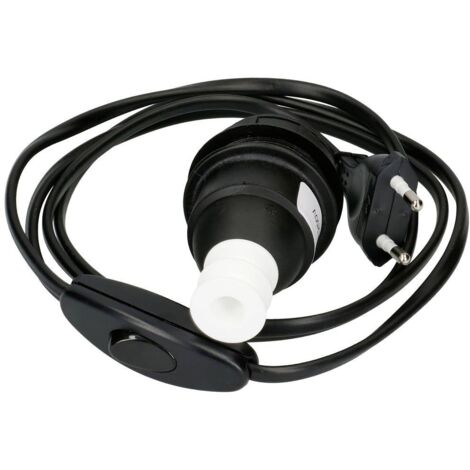 Max Hauri 111816 Portalampada E27 230 V con spina europea
