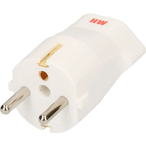 Max Hauri 162312 Zwischenstecker   250 V Weiß