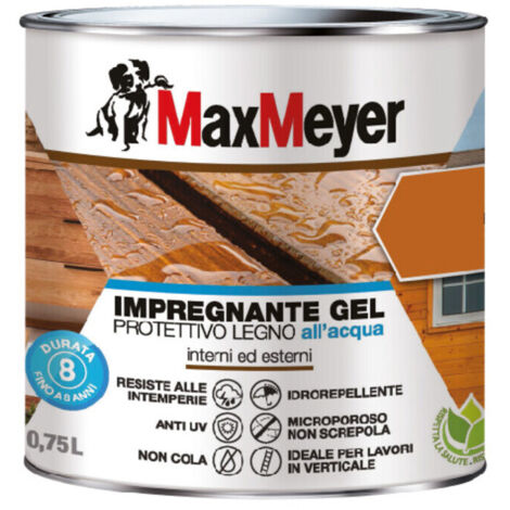 MAX IMPREGNANTE GEL ALLACQUA NOCE MEDIO 750 ML- 4,0 pz
