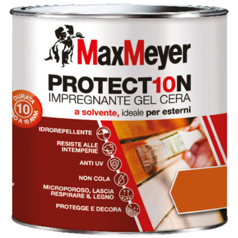 MAX IMPREGNANTE GEL CERA SOLVENTE NOCE SC. 750 ML- 4,0 pz