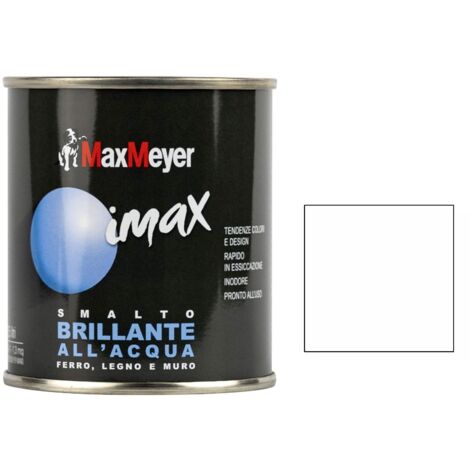 MAX MEYER - IMAX SMALTO ALL' ACQUA BRILLANTE 500ML BIANCO METROPOLITANO