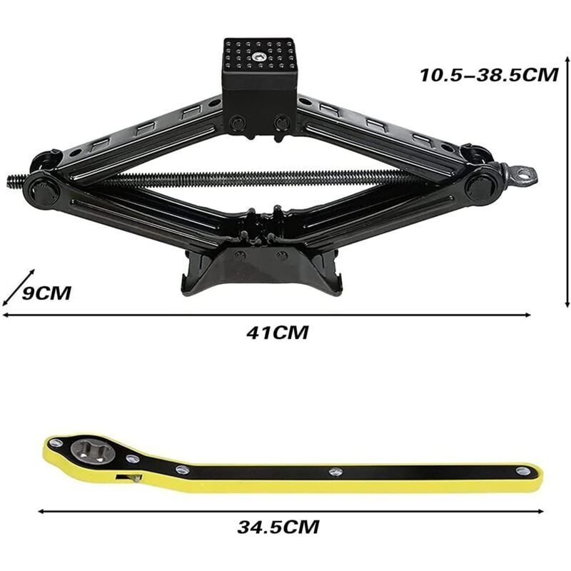 Image of Max.2t Wagenheber Scherenhebebühne Für Auto/suv/mpv Ratsche