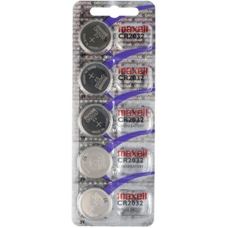Maxell CR2032 Lithium Knopfzelle 3V 5er Blister