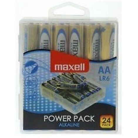 MAXELL PILA ALCALINA AA LR6 PACK24 PILAS