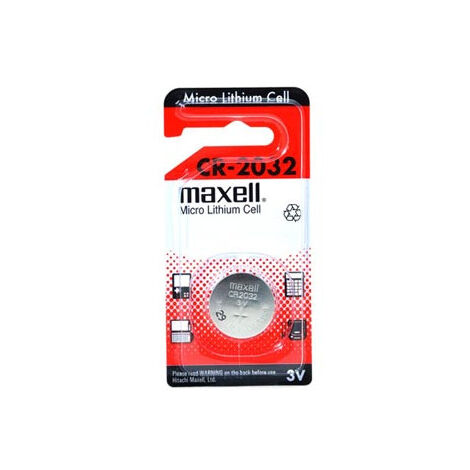 CFP - COMPAGNIE FRANCAISE DE PROTECTION Maxell Pile Bouton CR2032, la pièce (103040.)