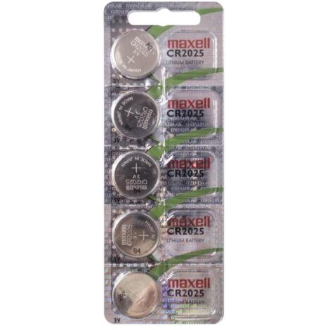 Maxell pile bouton lithium cr2025 3v blister5